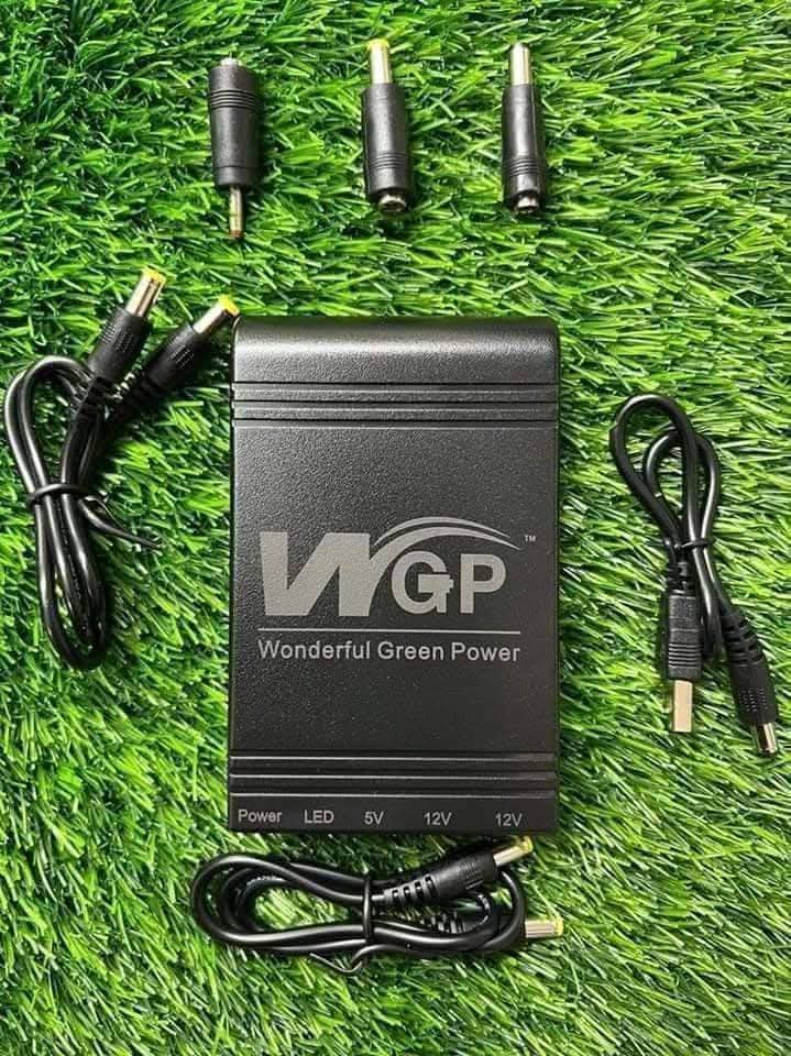 WGP 10400mh Mini Ups 5-9-12 Volt, 6 Manth Warranty 100% Original Product